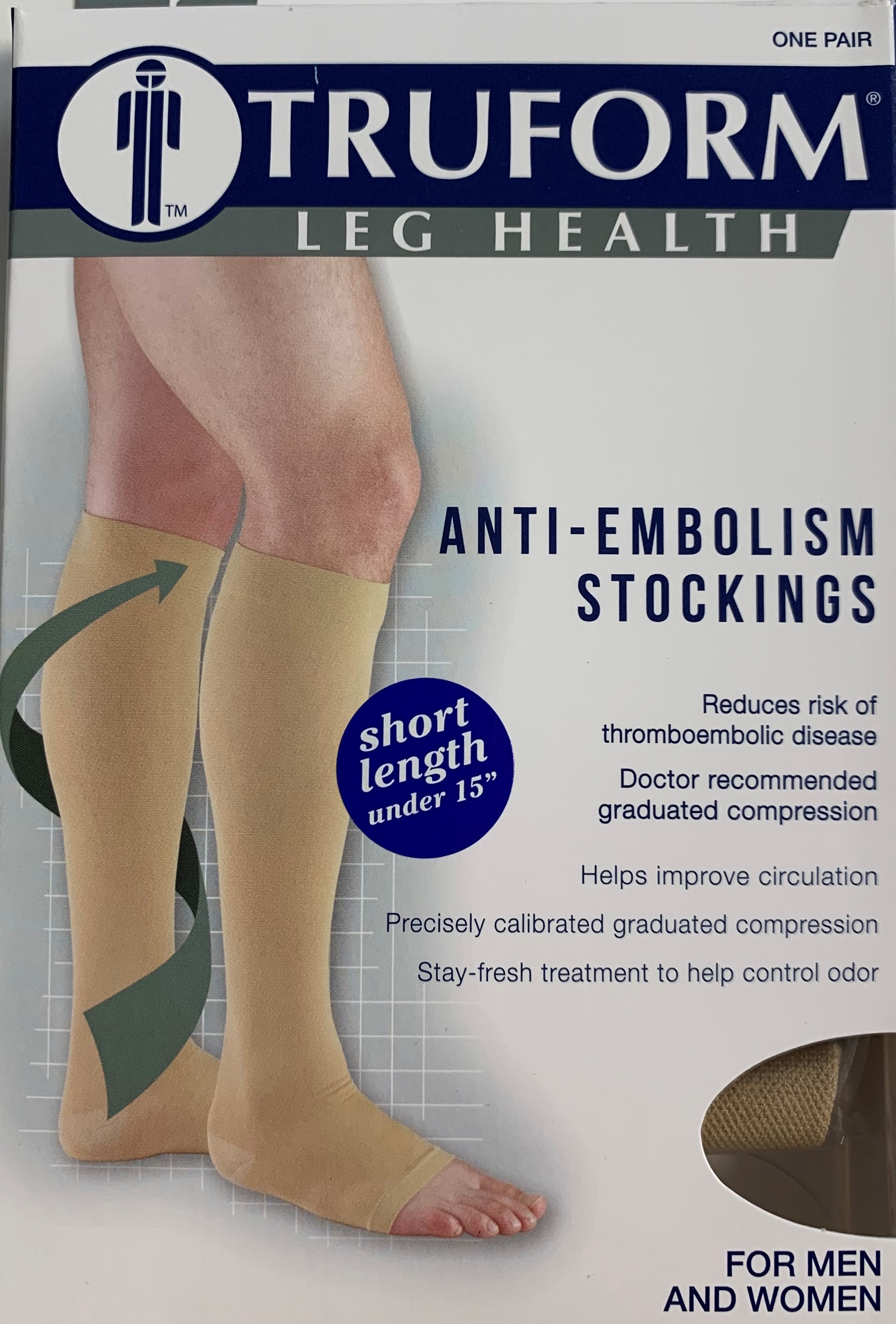 0808BGS-L SHORT LENGTH BELOW KNEE OPEN TOE - BEIGE - LARGE 0808BGS-L SHORT LENGTH BELOW KNEE OPEN TOE - BEIGE - LARGE