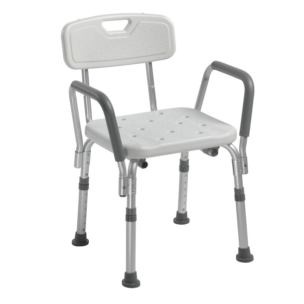 12445-KD-1 Drive Shower Chair with Back and Arms 12445-KD-1 Drive Shower Chair with Back and Arms