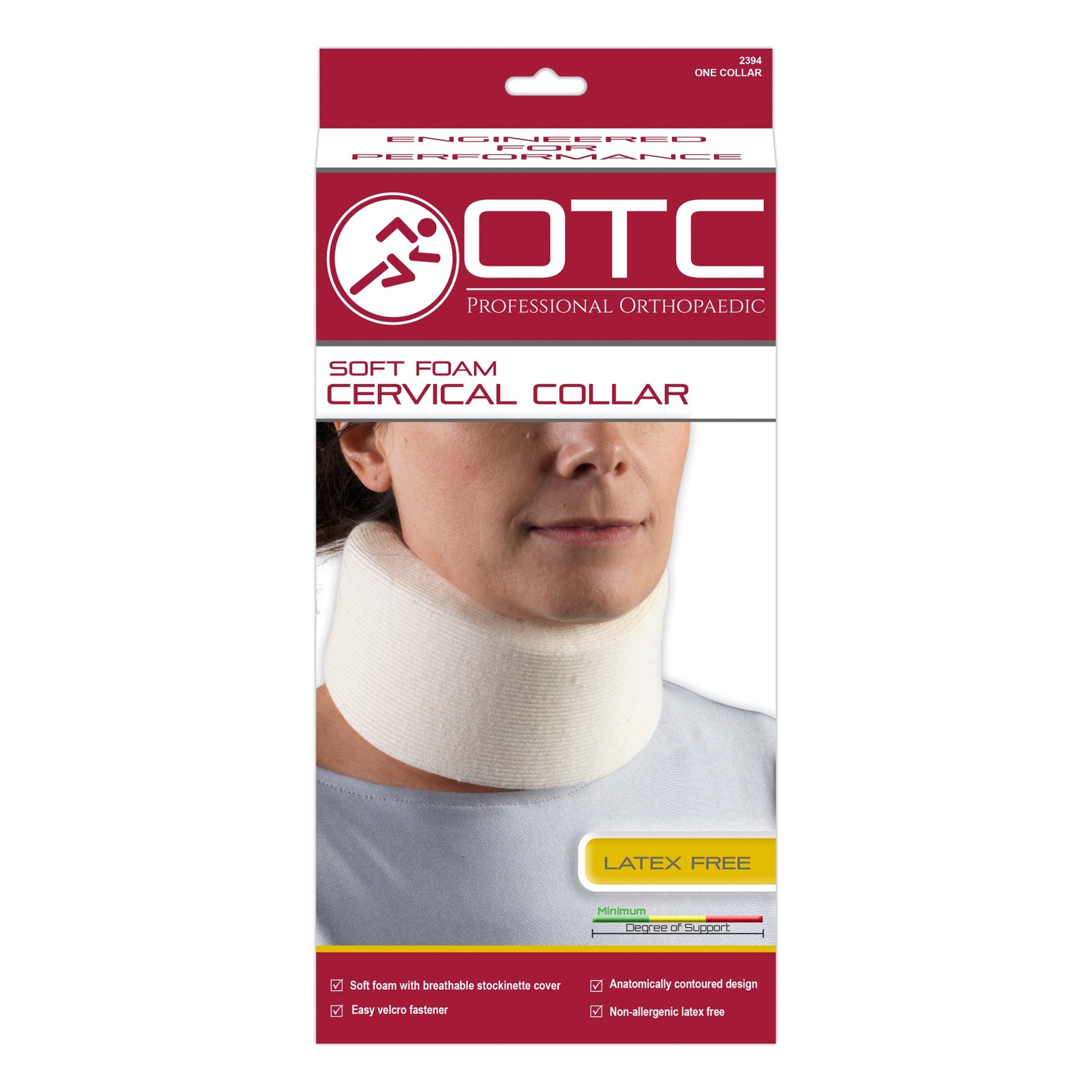 2394 Soft Foam Cervical 3in Collar Large 2394 Soft Foam Cervical 3in Collar Large