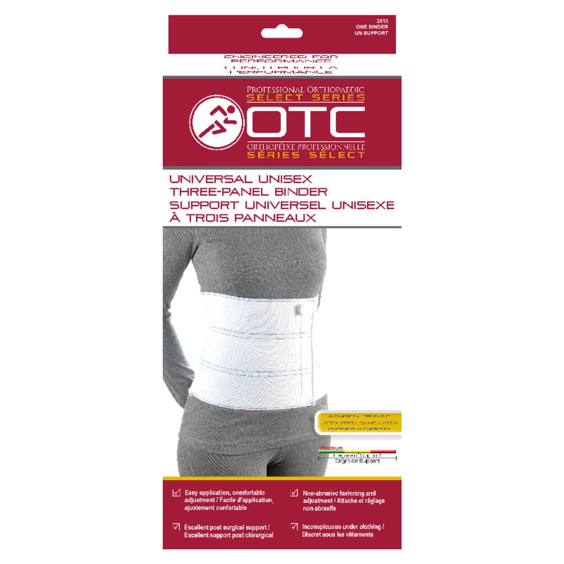 2513 L OTC Universal Unisex Three Panel Binder Large