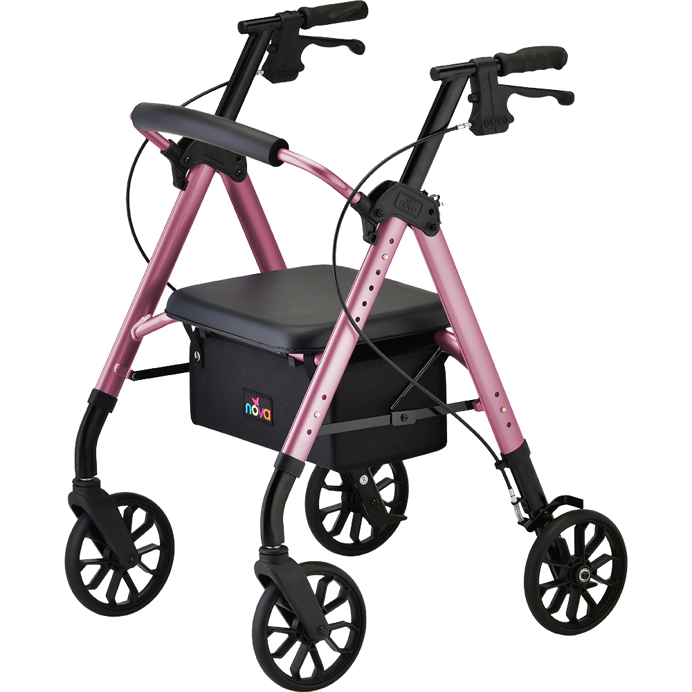 4288PK NOVA Star 8 Rollator Pink 4288PK NOVA Star 8 Rollator Pink