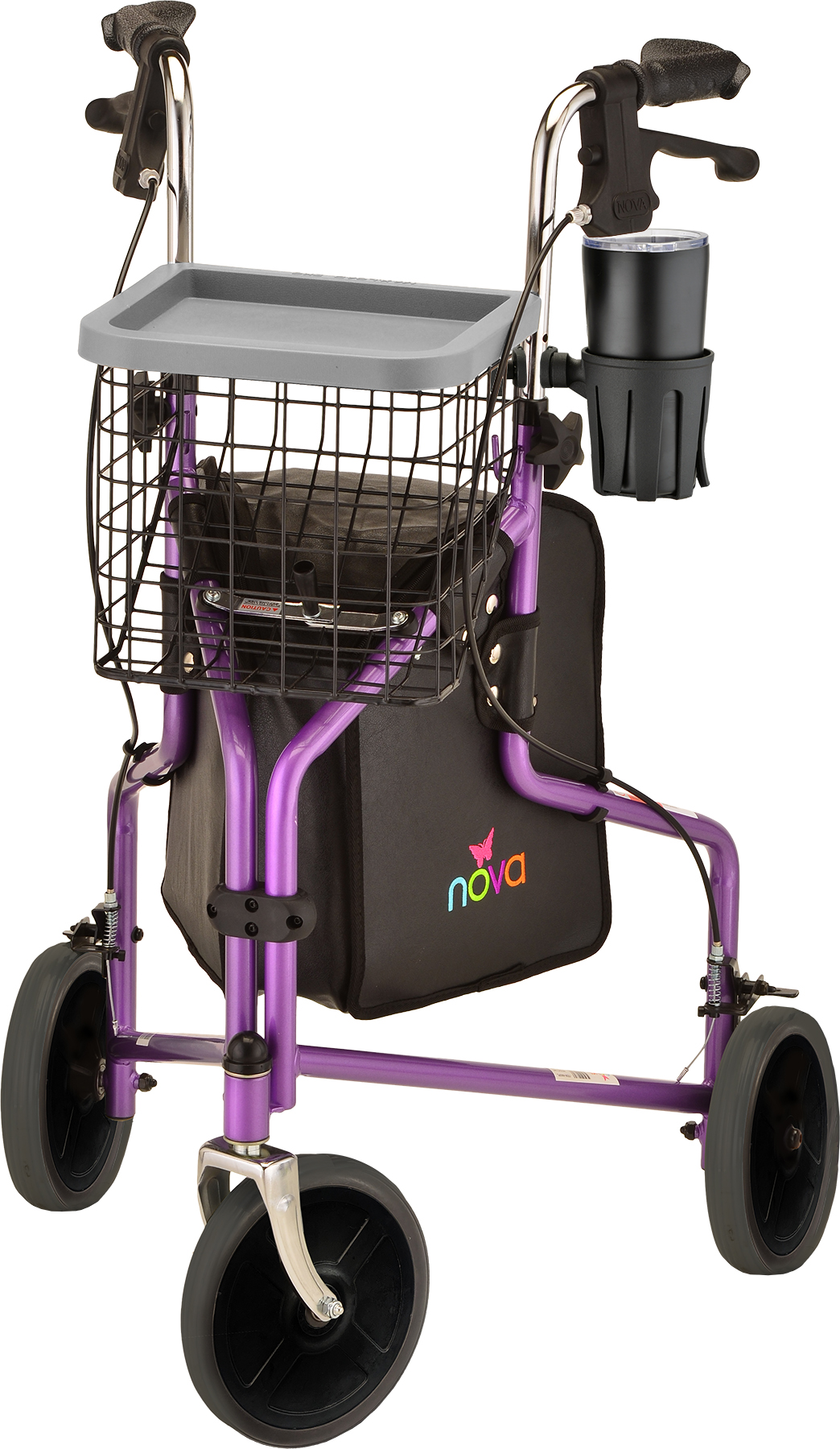 4900PL Traveler 3 wheel rolling walker Purple 4900PL Traveler 3 wheel rolling walker Purple