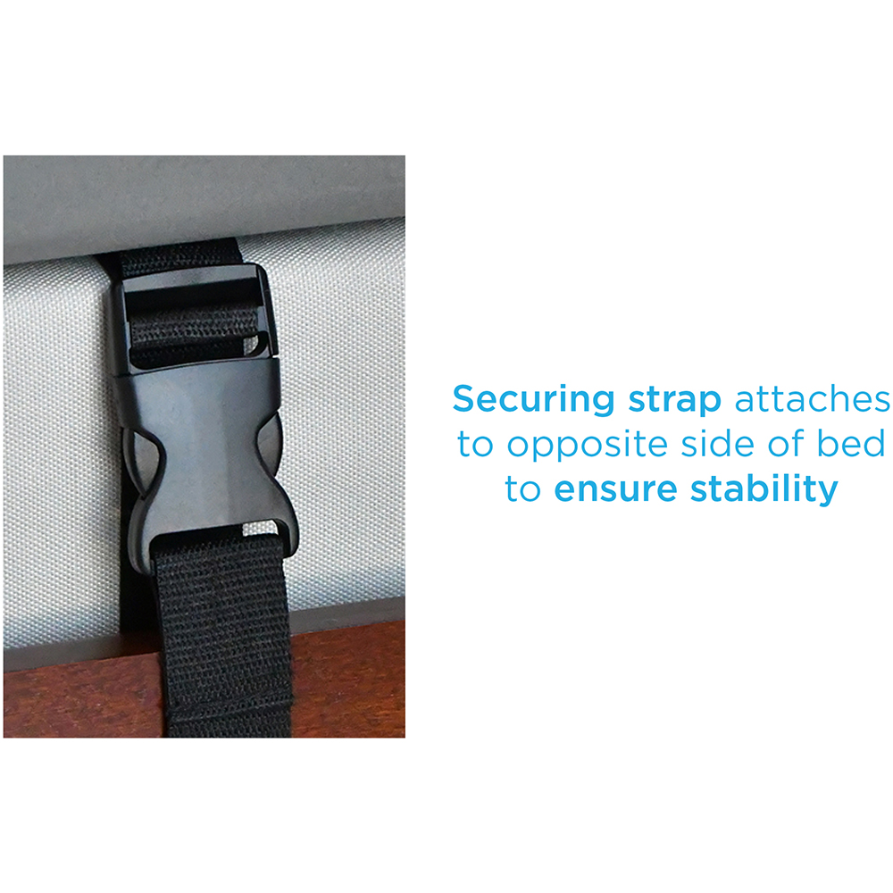 6094 Nova Home Bed Rail with Legs secure straps 6094 Nova Home Bed Rail with Legs secure straps