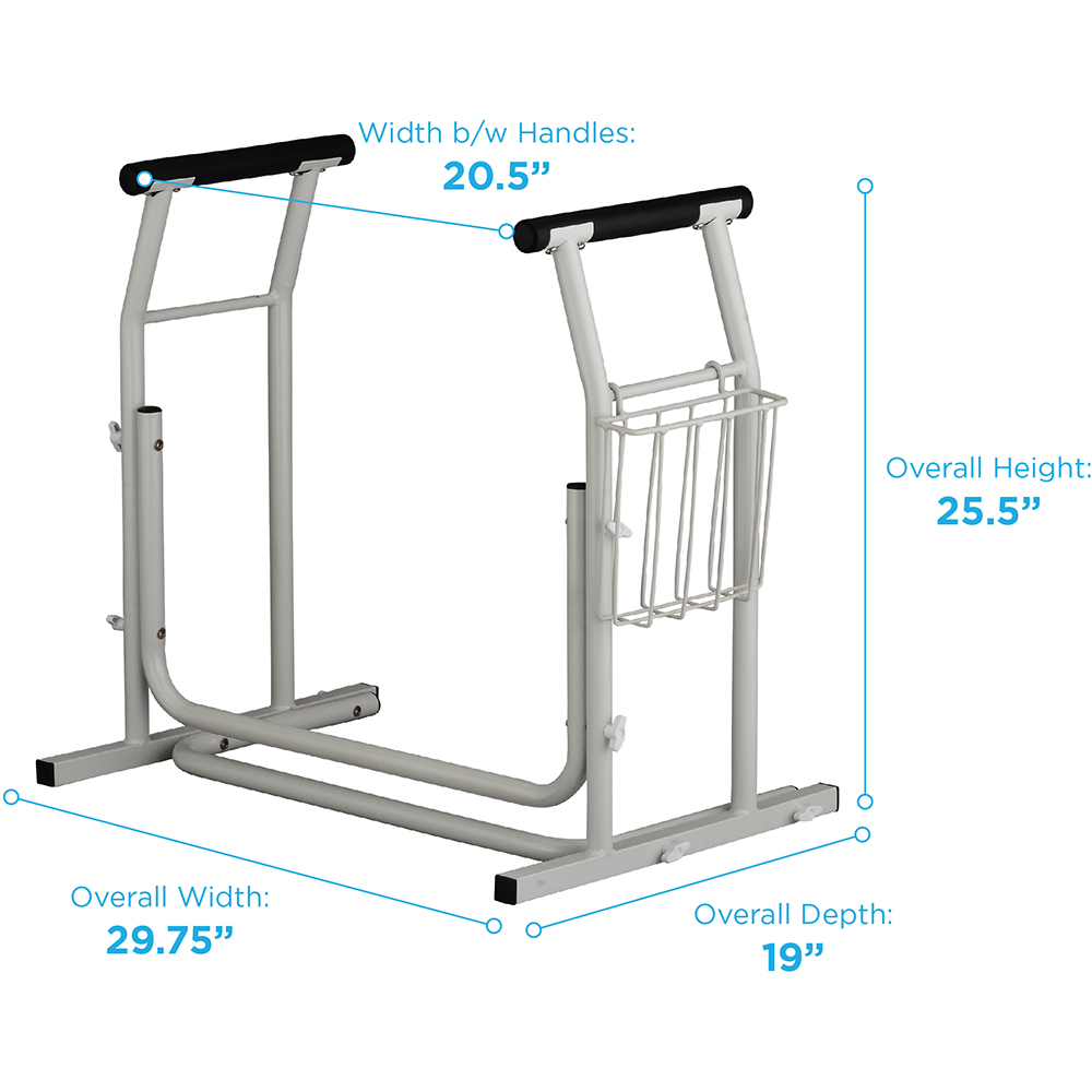 8205-R Toilet Safety Support Frame Dimensions 8205-R Toilet Safety Support Frame Dimensions