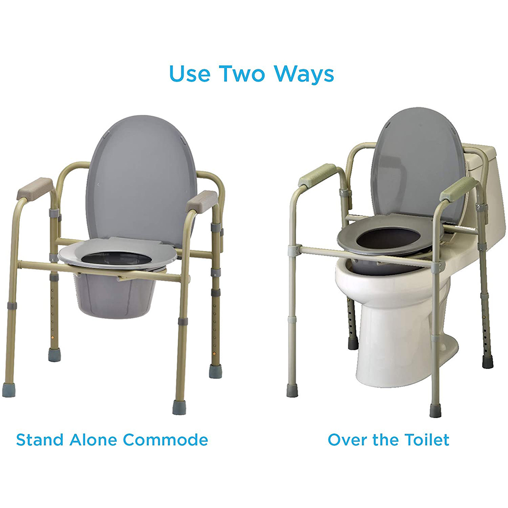 8700-R NOVA FOLDING COMMODE EXAMPLES
