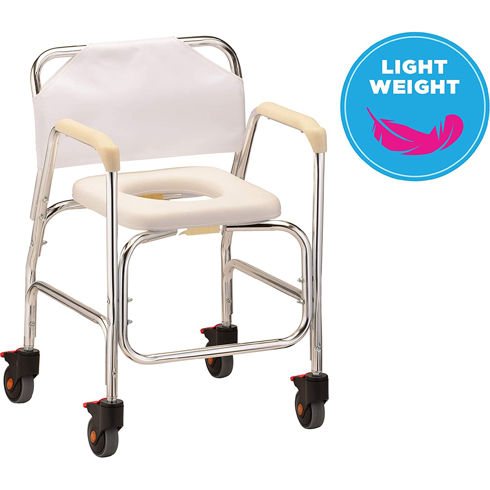 8800 NOVA SHOWER CHAIR AND COMMODE with WHEELS 8800 NOVA SHOWER CHAIR AND COMMODE with WHEELS