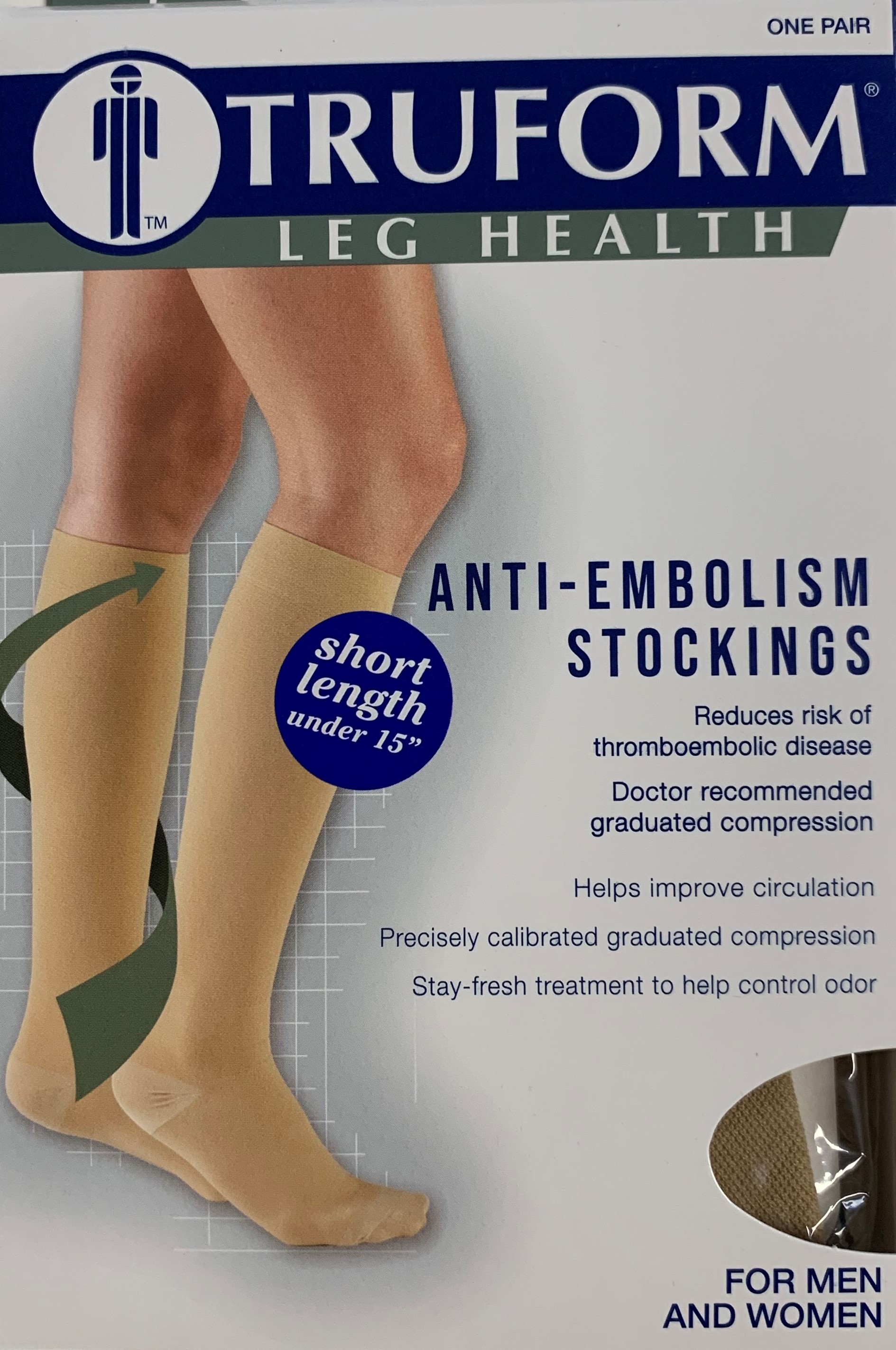 8808BGS-S SHORT LENGTH BELOW KNEE CLOSED TOE - BEIGE - XL 8808BGS-S SHORT LENGTH BELOW KNEE CLOSED TOE - BEIGE - XL