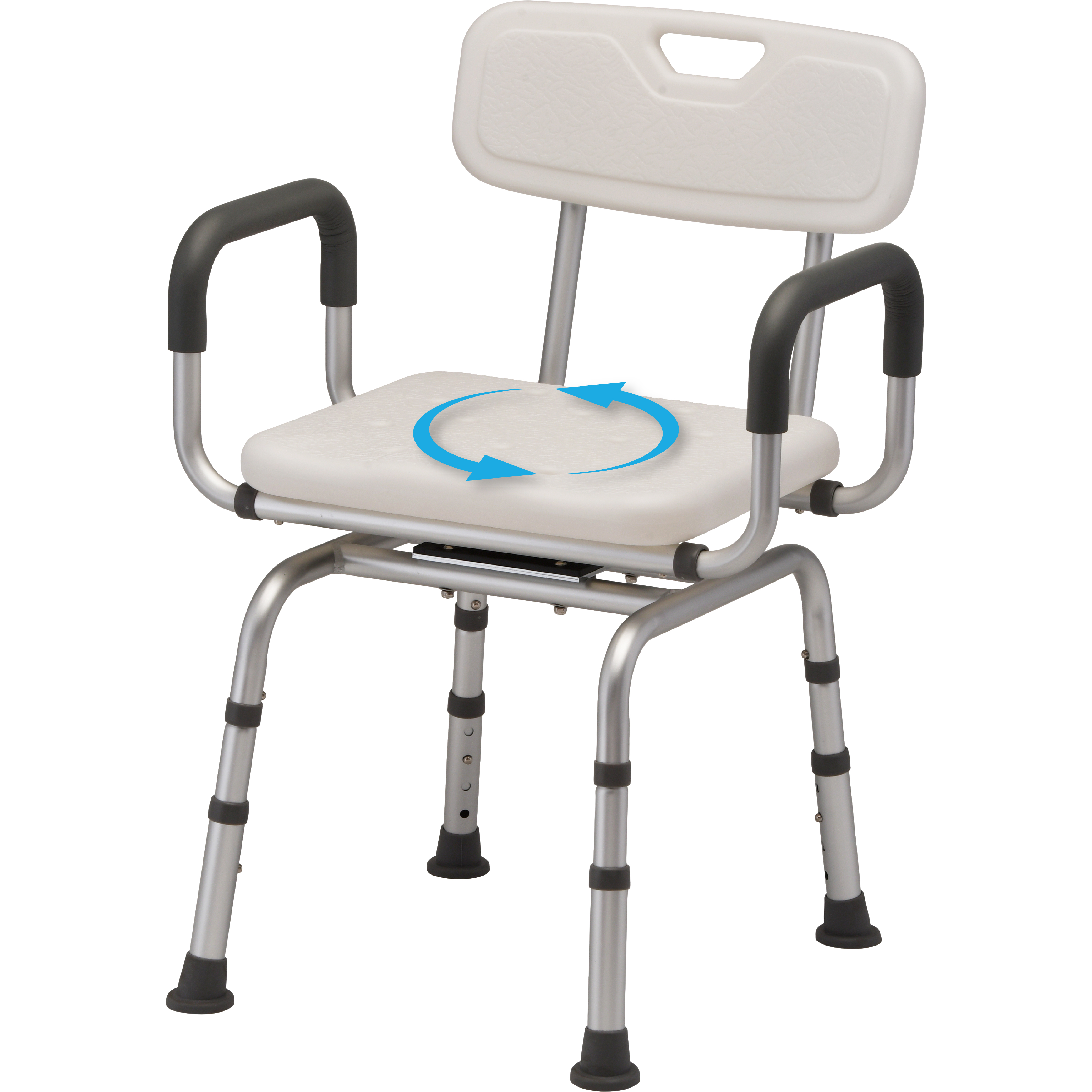 9040 Nova Shower Chair with Back and Arms Swivel Seat 9040 Nova Shower Chair with Back and Arms Swivel Seat