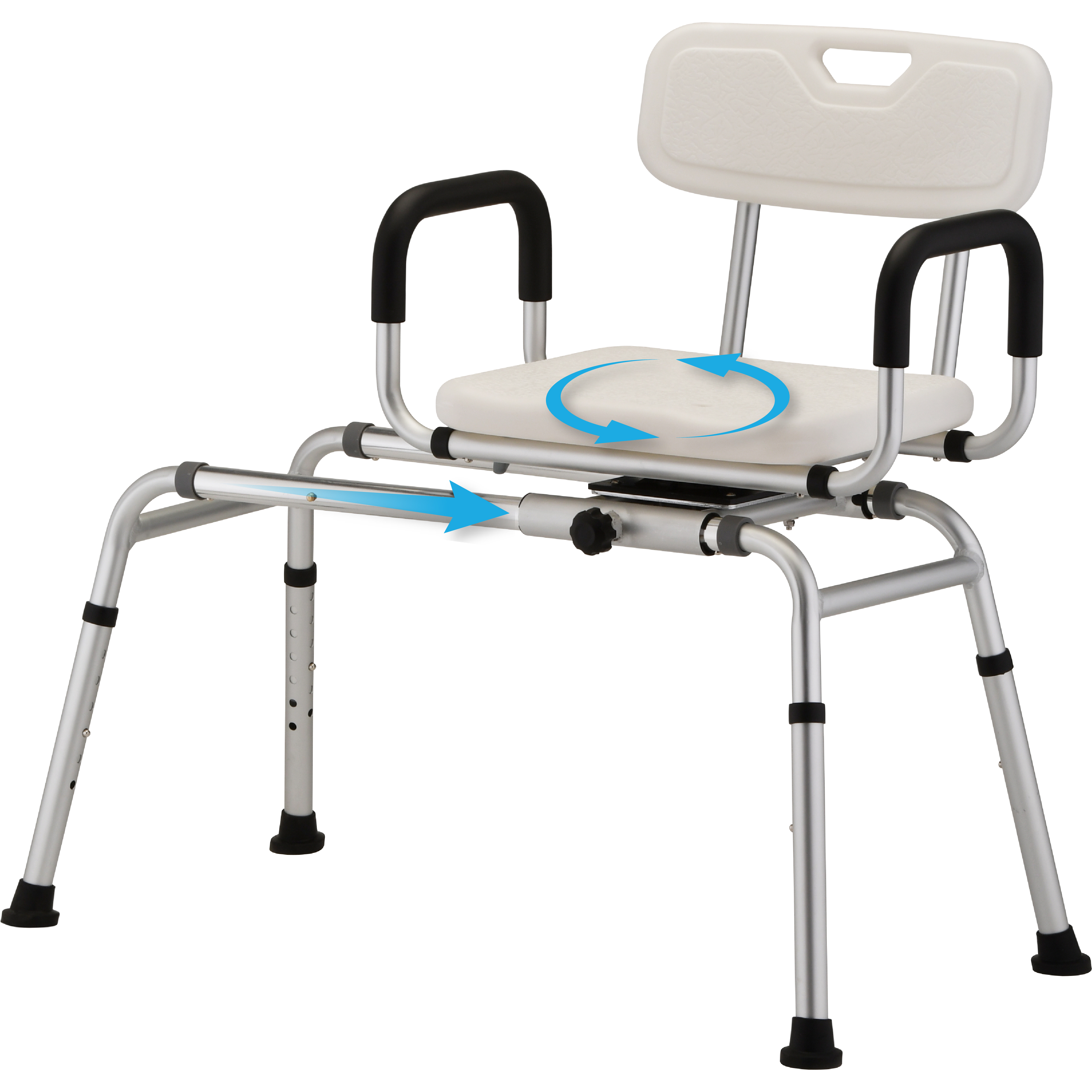 9076 Nova Sliding Swivel Seat Transfer Bench