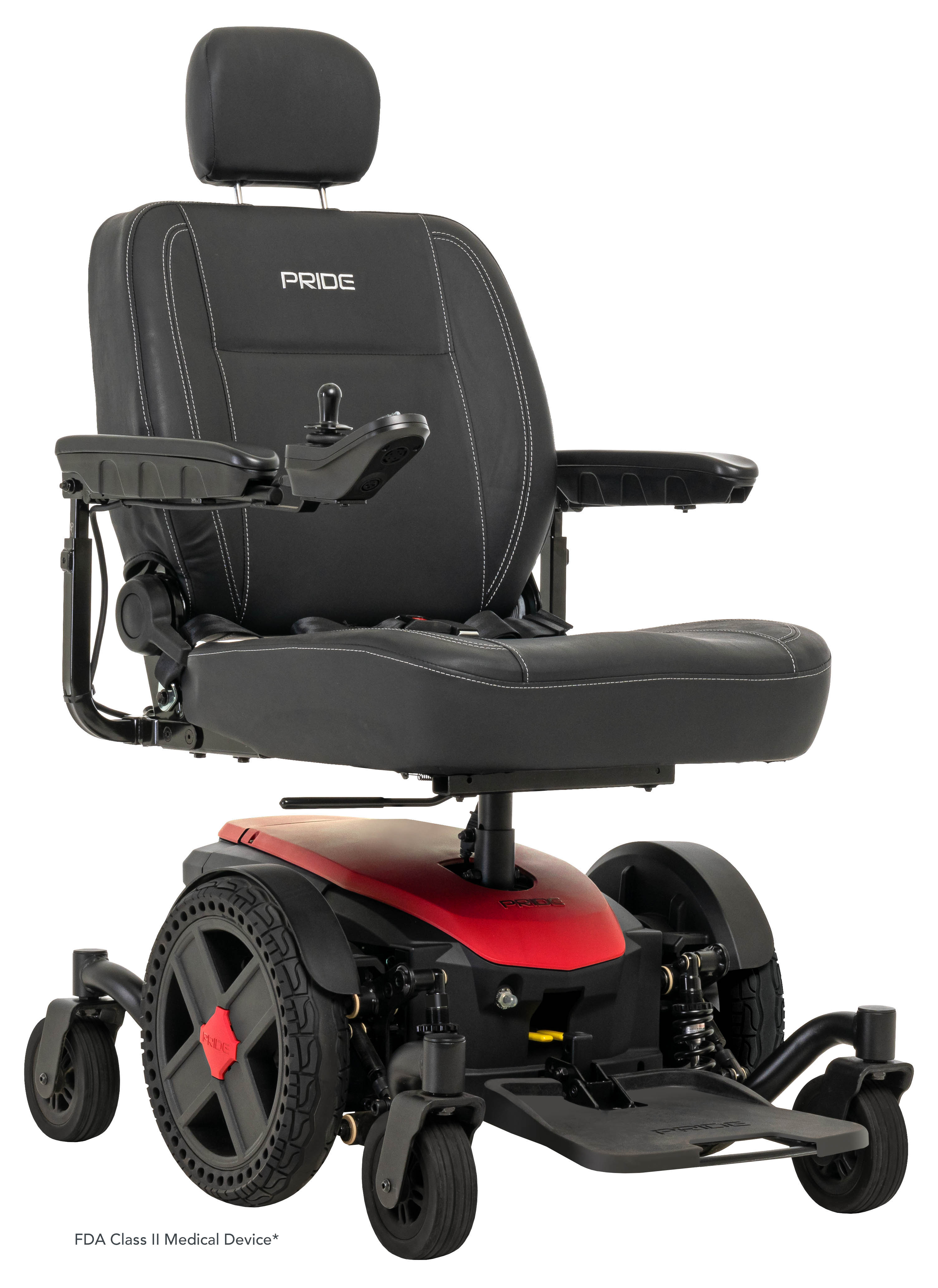 Jazzy EVO 614HD Red right Jazzy EVO 614HD Power Wheelchair
