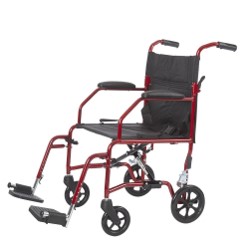 L2419RD Rhythm Healthcare Super Lite 19 inch Aluminum Companion Chair Red L2419RD Rhythm Healthcare Super Lite 19 inch Aluminum Companion Chair Red