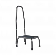MDR300HRBLK Medline Step Stool with Handrail MDR300HRBLK Medline Step Stool with Handrail