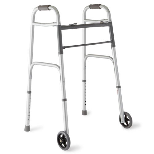 MDS86410W54 Medline Two Button Folding Medical Walker