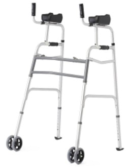 MDSUPWALKR Medline Upright Folding Walker