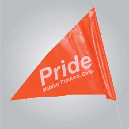 Pride Flag safety-flag scooter