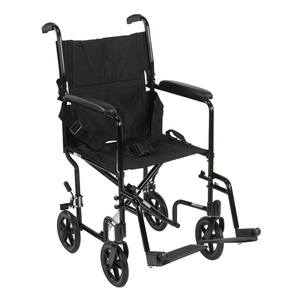 Rent ATC19 Aluminum Transport Chair Black Rent ATC19 Aluminum Transport Chair Black
