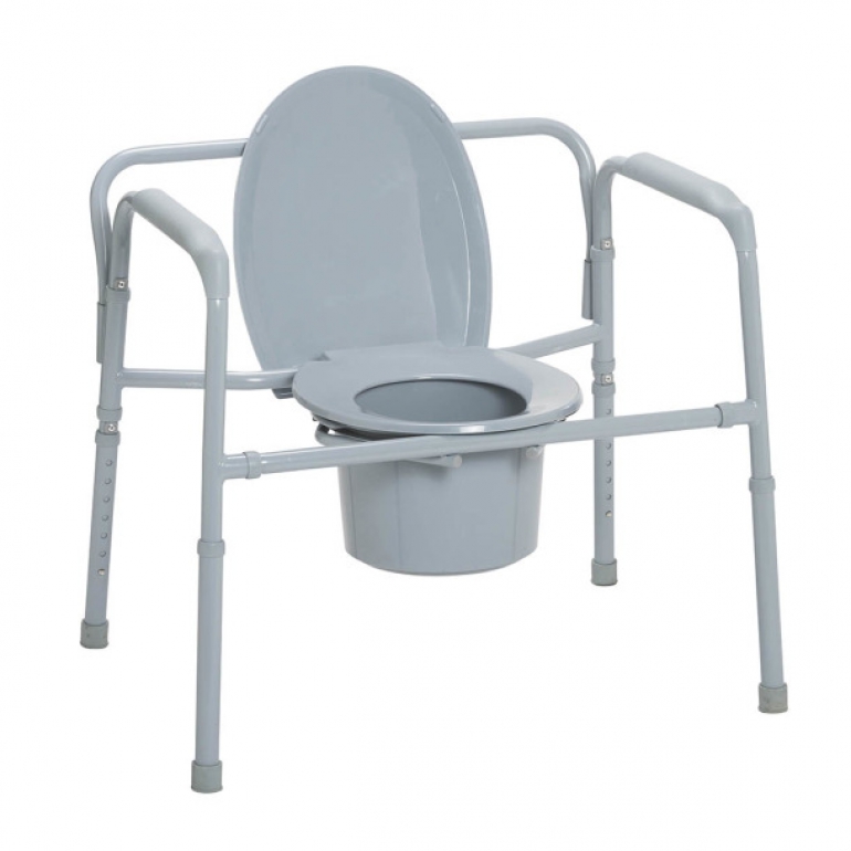 11117N Bariatric Folding Commode