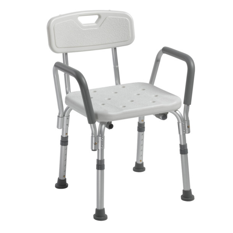 12445-KD-1 Drive Shower Chair with Back and Arms