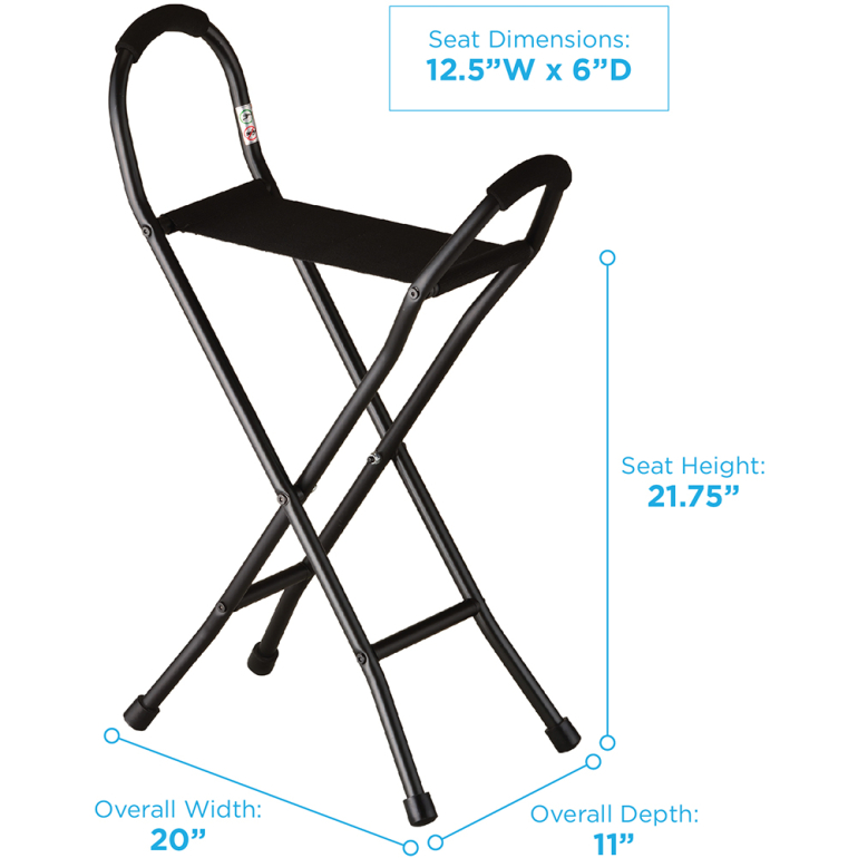 3092 Nova SEAT CANE WITH SLING SEAT DIMENSIONS