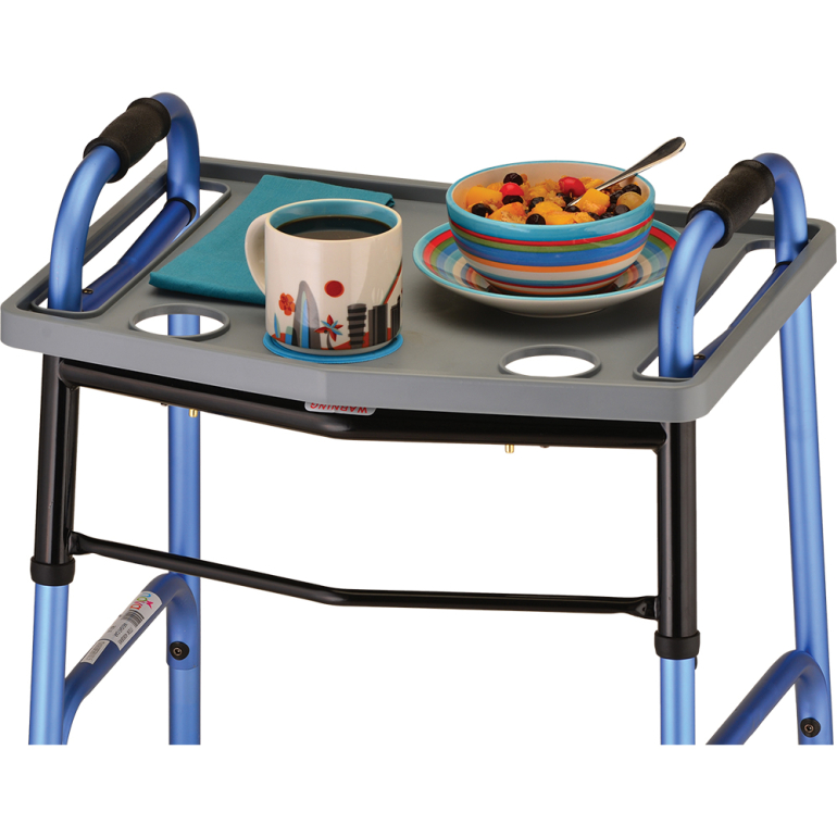 439T-R Nova Folding Walker Tray Non Foldable Lifestyle