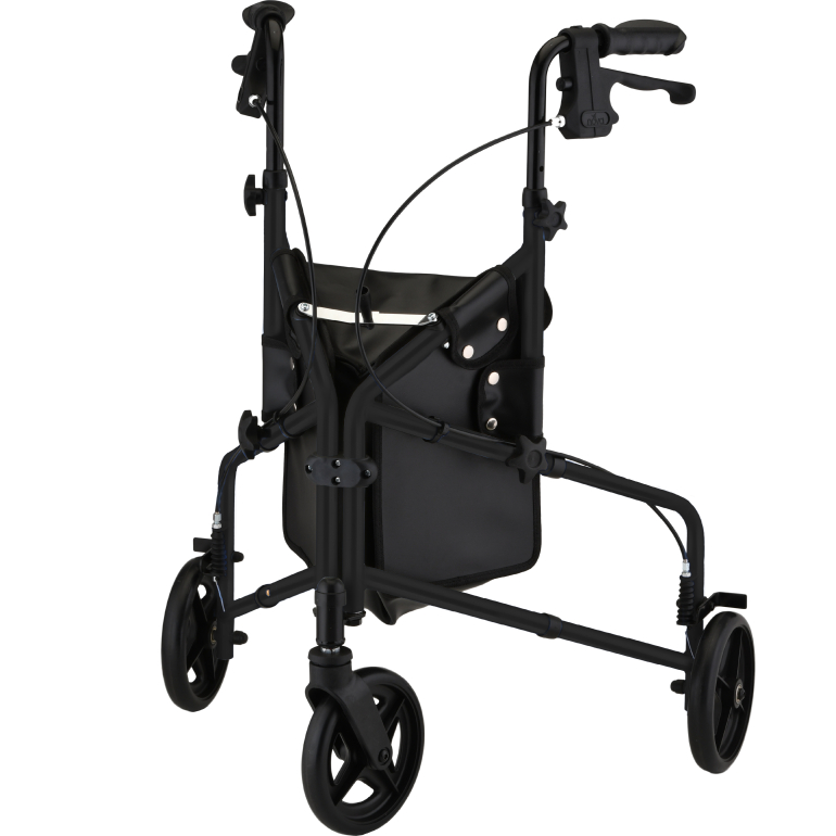 4903BK Nova Active 3 Wheel Rollator Black