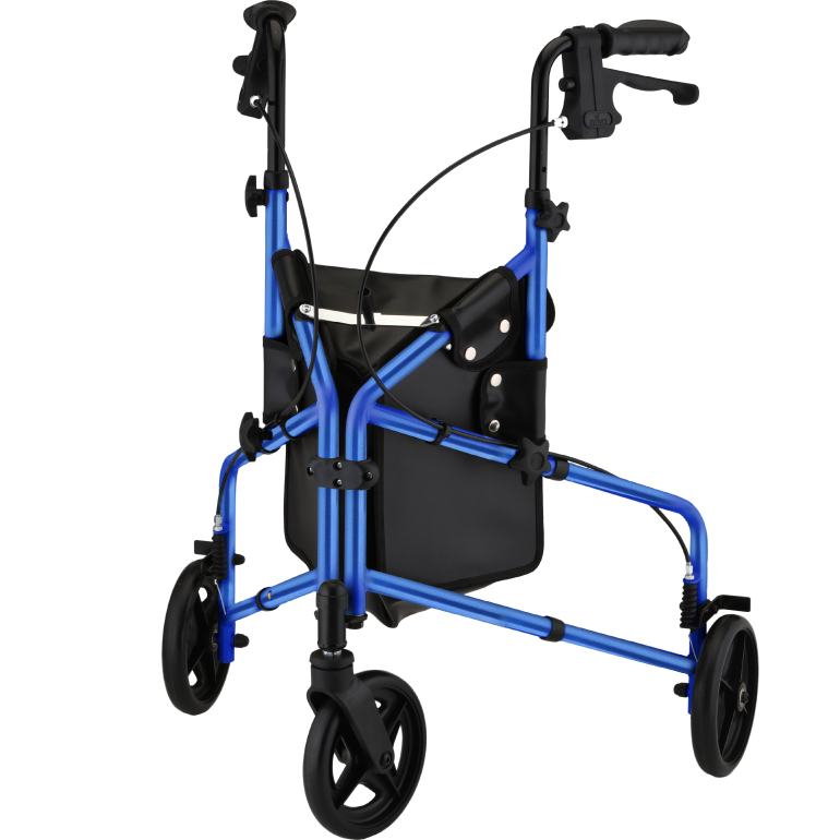 4903BL Nova Active 3 Wheel Rollator Blue