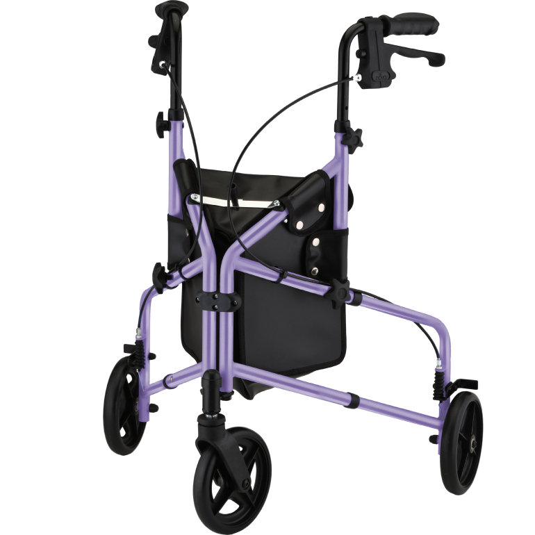 4903PL Nova Active 3 Wheel Rollator Purple