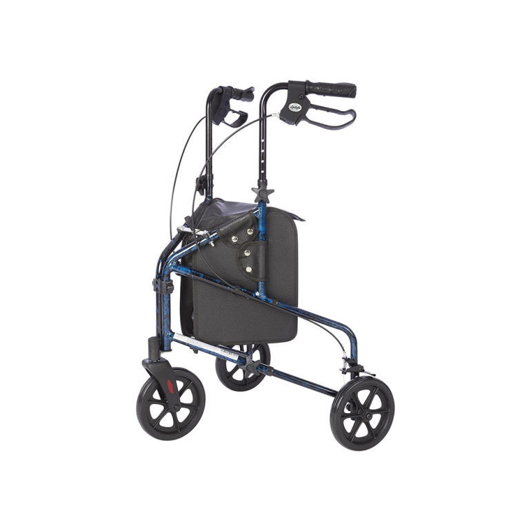 729 RHC 3 wheel rollator laser blue