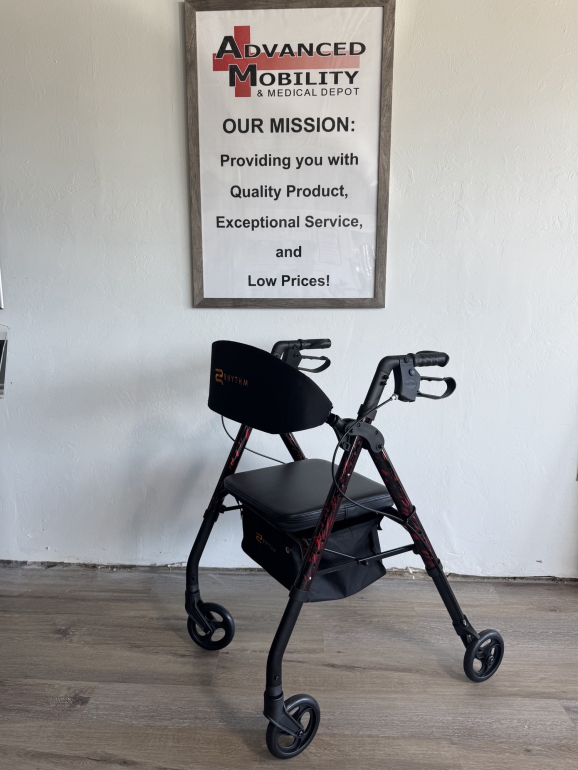 USED 807ULR Aluminum Rollator 4 wheel