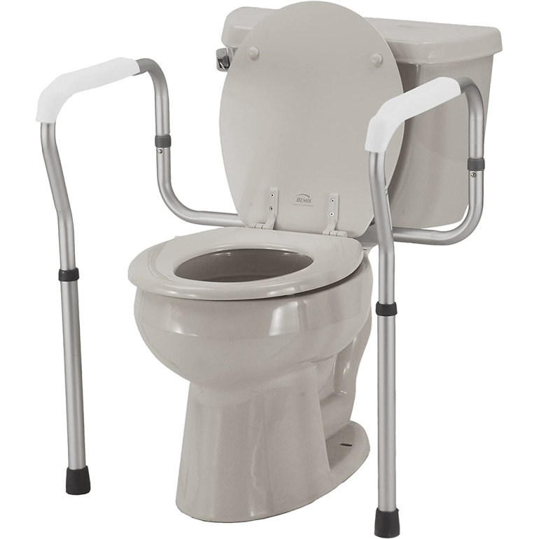 8200-R Nova Toilet Safety Rail on toilet