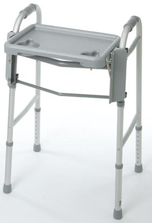 G07850M Folding Walker Tray Folding on Walker