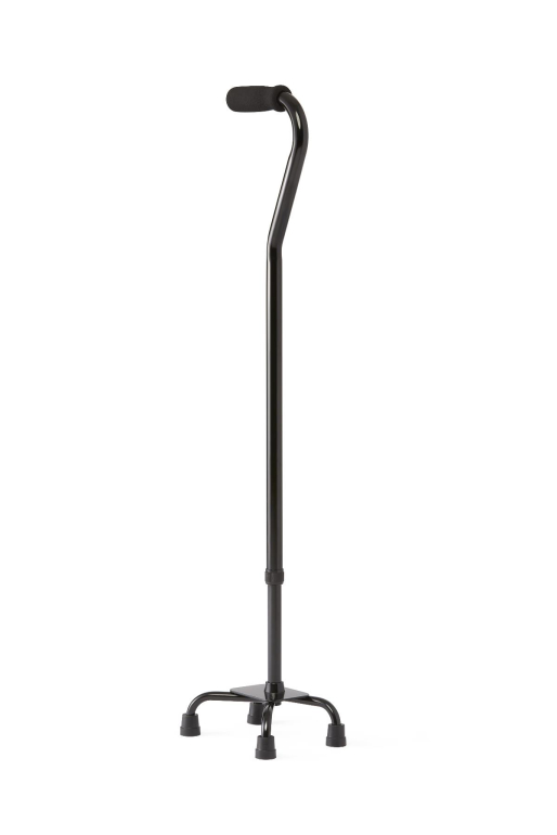 MDS86222H1 QUAD CANE SMALL BASE quad walking cane for balance