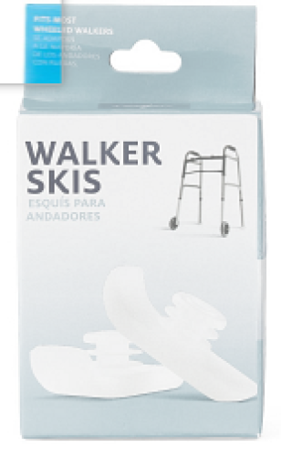 MDS86615SKI Medline Walker Glide Skis packaging