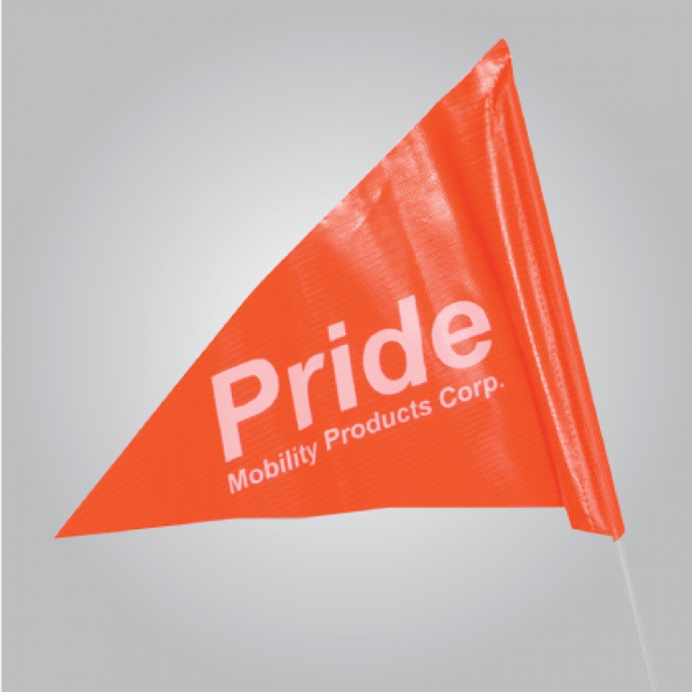Pride Flag safety-flag scooter