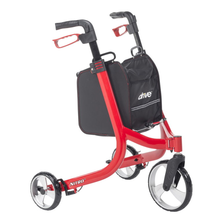 RTL10266TWHL Drive Nitro 3 wheel Rollator Rolling Walker