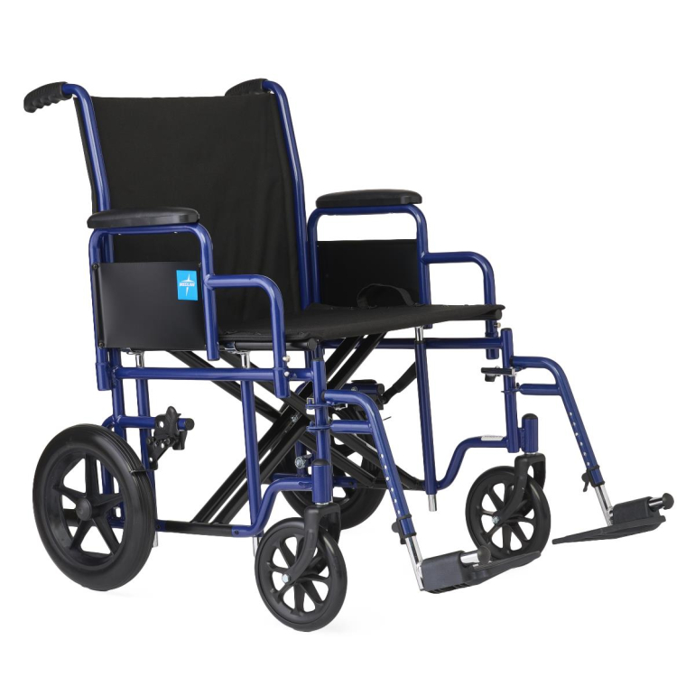 TCB228N21S Medline Heavy Duty Transport Chair
