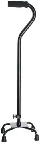 W1310BL Quad Cane Small Base Black for women