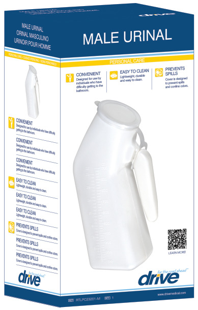 RTLPC-23201M Drive Male Urinal Bottle 32oz RTLPC-23201M Drive Male Urinal Bottle 32oz