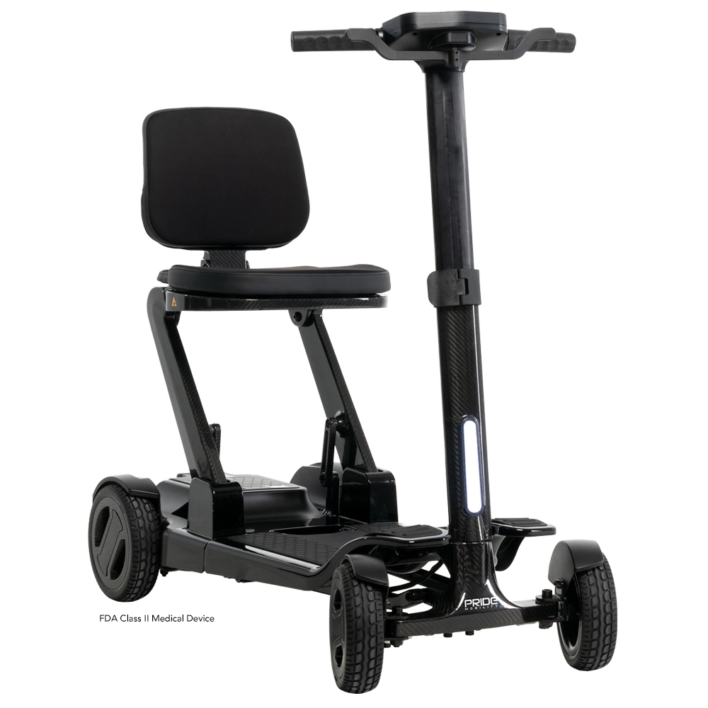 Image of Go Go® Carbon 4-Wheel Scooter / Black