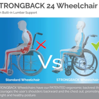 Strongback 24 Wheelchair Lumbar Support thumbnail