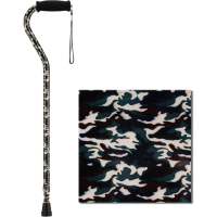 1070CF NOVA OFFSET WALKING CANE WITH STRAP CAMOUFLAGE thumbnail