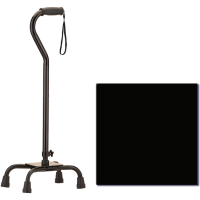 5710BK NOVA Quad Walking Cane Large base Heavy Duty thumbnail