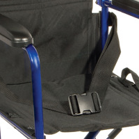 ATC19 Aluminum Transport Chair Blue thumbnail ATC19 Aluminum Transport Chair Blue thumbnail