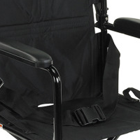 ATC19 Aluminum Transport Chair Black thumbnail ATC19 Aluminum Transport Chair Black thumbnail