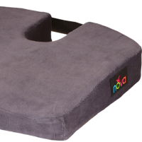 2655C Memory Foam Coccyx Cushion Velour Blue thumbnail