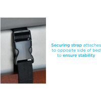 6094 Nova Home Bed Rail with Legs secure straps thumbnail