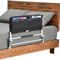 6095 NOVA Home Bed Rail Folding White thumbnail