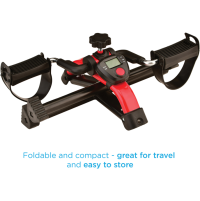 6002 NOVA Pedal Exerciser Digital Red folded thumbnail