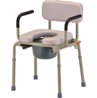 8901W NOVA PADDED DROP ARM COMMODE thumbnail 8901W NOVA PADDED DROP ARM COMMODE thumbnail