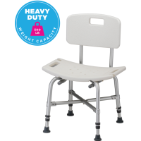 9023 Nova Shower Chair with Back Heavy Duty thumbnail